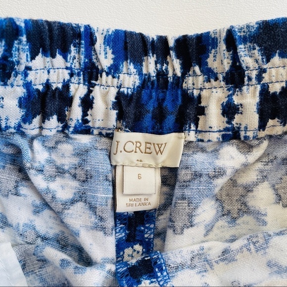 J. Crew Ikat Print Pull On Boardwalk Shorts With Pockets 6 - Picture 4 of 6